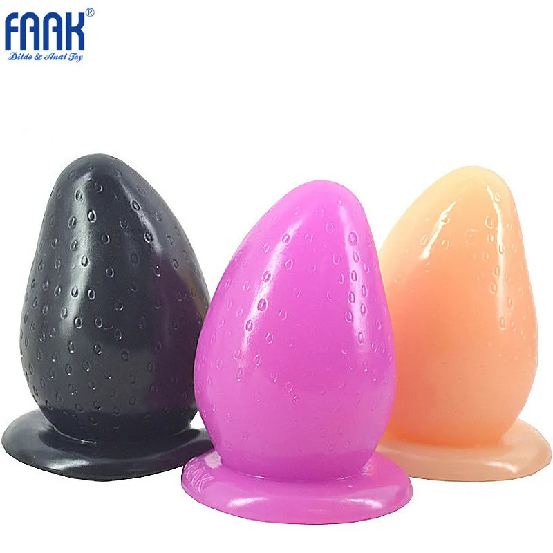 Dia 7.5cm Huge Anal Plug With Suction Cup Strawberry... From Lizhang01,  $7.3