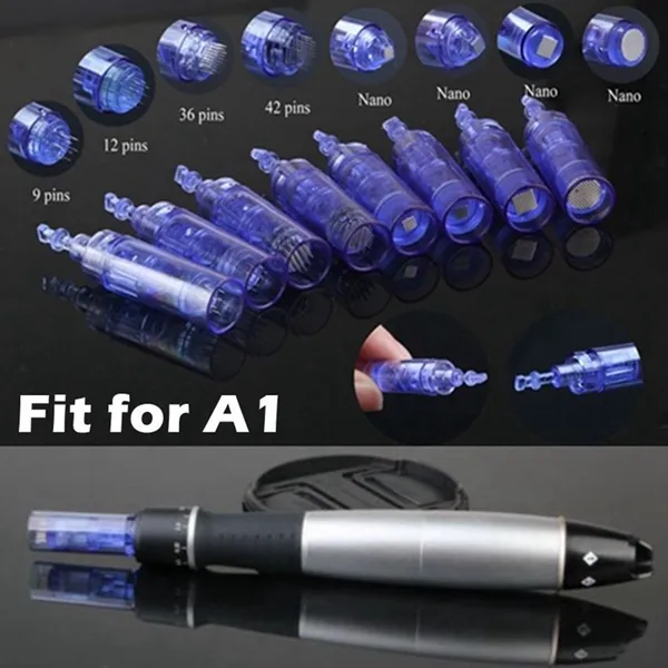 25 Stück 12/36/42/Nano-Ersatz-Mikronadeln, Patronenspitzen für elektrischen Auto-Stempel, Derma-Stift, Drpen A1, Hautpflege, Anti-Akne