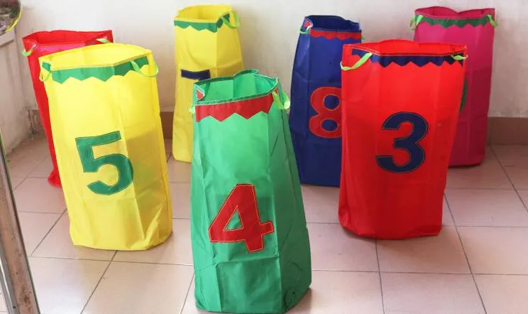 Kids Outdoor Game Parental Jumping Bag Race Racing Kids Potato Sack Sensory Integration Balance Training outerdoor Activity Toy