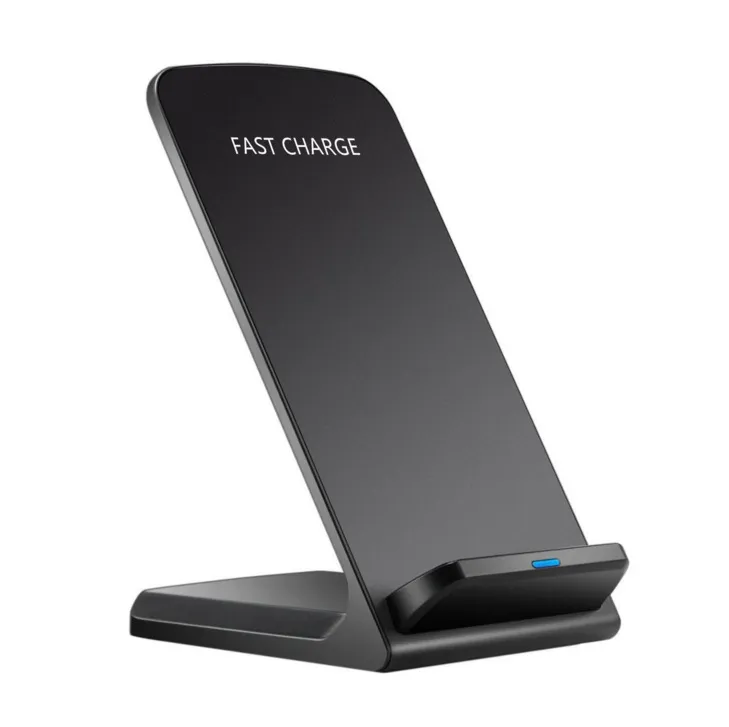 جميع الهواتف الذكية التي تعمل بتقنية Qi مع الشاحن اللاسلكي لفائف Fast Qi Wireless Charging Stand Pad لأجهزة iPhone X 8 8Plus Samsung Note 8 S8 S7