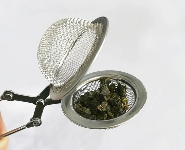 Baule d'infuseur de thé Mesh Verbe Verce de thé Vieche de feuille en acier inoxydable Boule de filtre à thé Wen67467796039