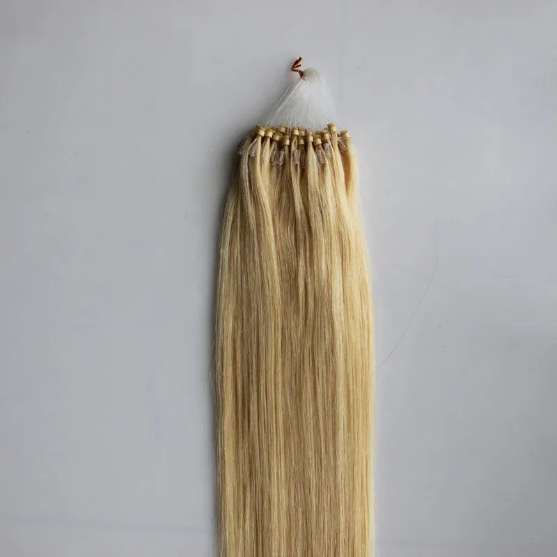 Micro Loop Hair Extensions Remy Human Hair Silky Rak 100g Micro Loop Human Hair Extensions Capsule Keratin Bead