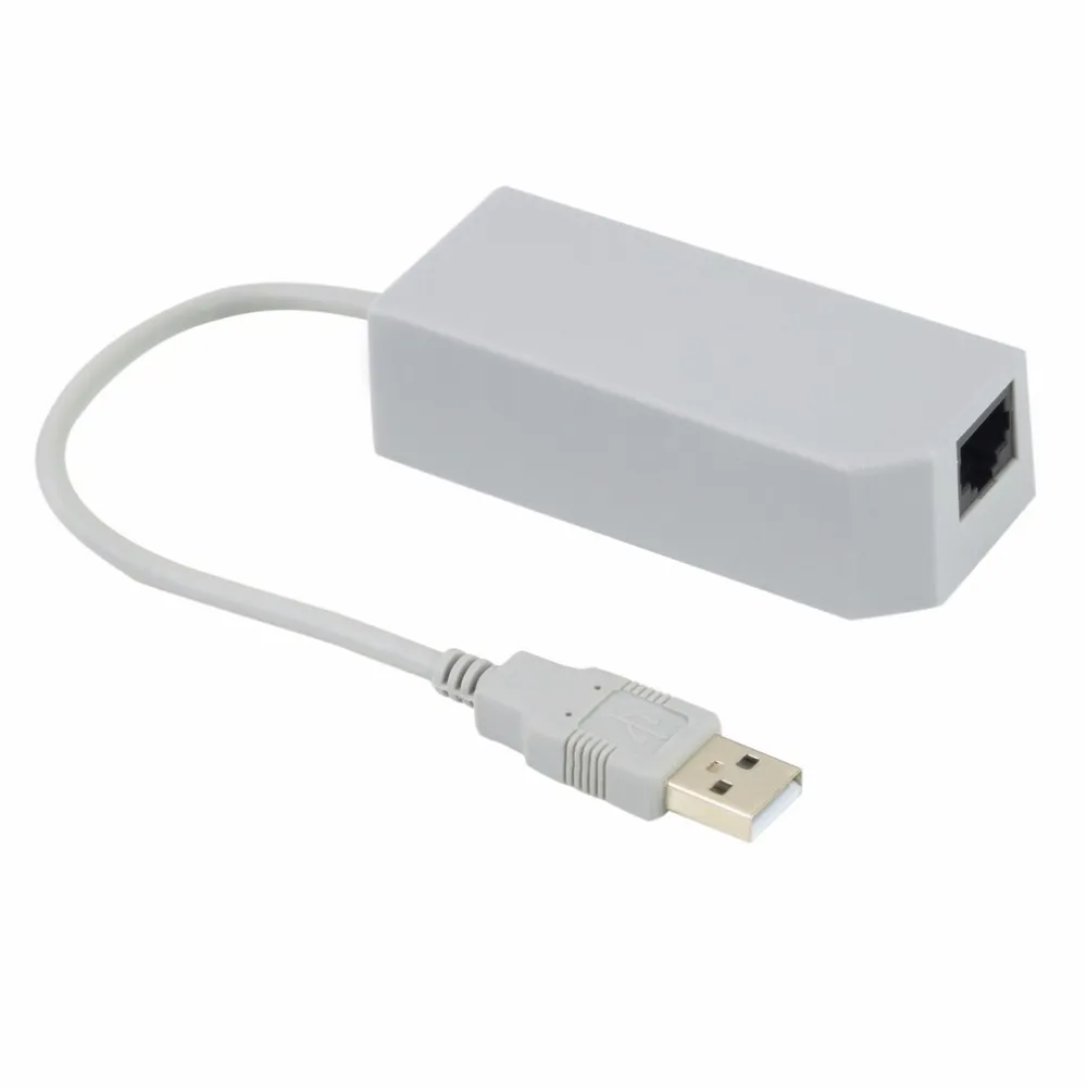 USB Ethernet LAN Netzwerkadapter fur Nintendo Wii Wii U PC Internet Connector