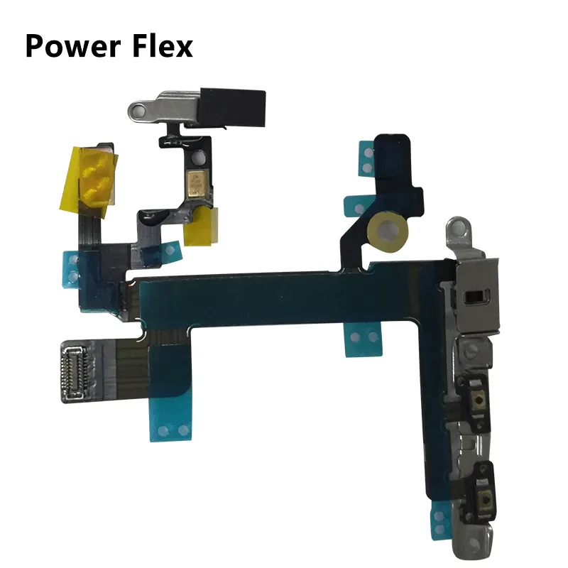 Pièces de rechange pour iPhone 5S LCD, pièces d'oreille, haut-parleur plus fort, jeu de vis flexibles, pièces de rechange, copie, nouveau, qualité supérieure, non remis à neuf