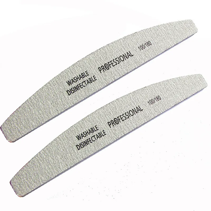 lot nagelfil 100180 Slipbuffert Block Pedicure Manicure Buffing Polish Beauty Tools Professional Nail Files Grey Boat6656435