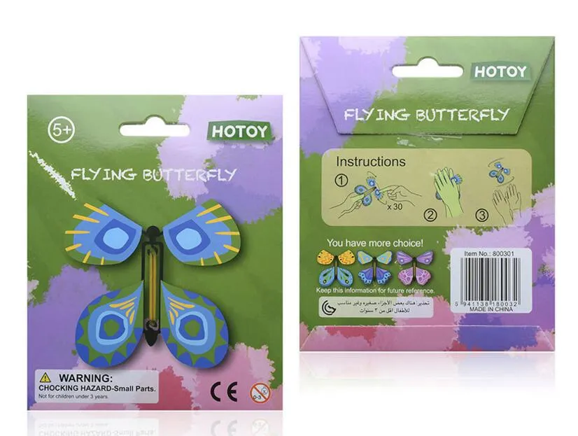 Jouets magiques de haute qualité Transformation de la main mouche papillon tours de magie accessoires drôle nouveauté Surprise blague mystique amusant jouets classiques HD