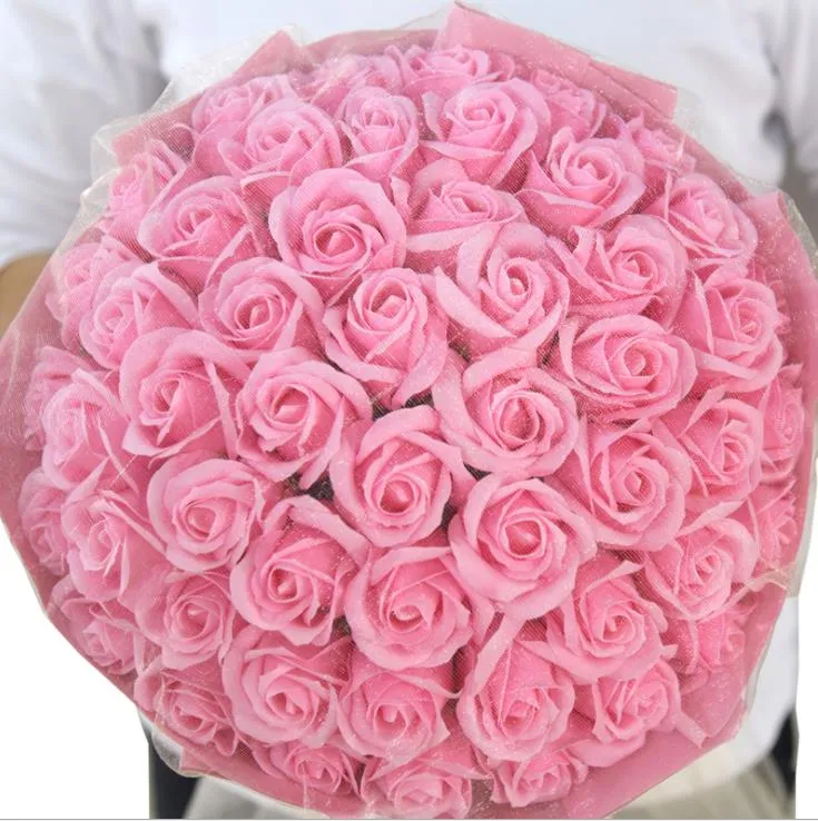 2018 zeep bloem geschenkdoos bloemen rose boeket vrouw geschenk verjaardagsfeest biecht cadeau