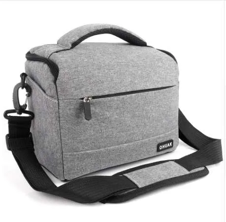 DSLR Camera Tas Mode Polyester Schoudertas Camera Case voor Canon Nikon Sony Lens Pouch Bag Waterdichte Fotografie Foto