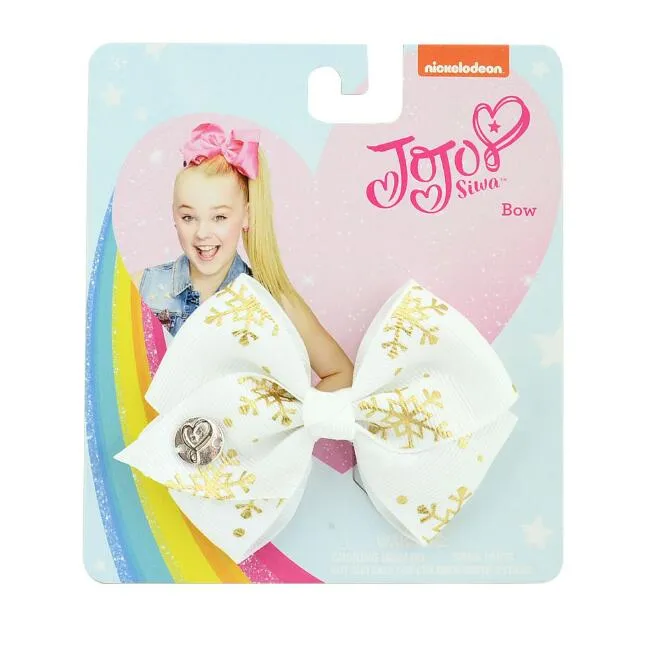 Jojo Siwa saç Bow Tek renk kart paketleme kızlar ve kadınlar ücretsiz Denizcilikte için çocuk bowhairpin bebek saç aksesuarları