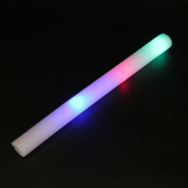 Bâton éponge coloré, concert d'éclairage, lampe LED club, bâton de mousse pour lampe de poche, bâton fluorescent, activités pour égayer les accessoires.