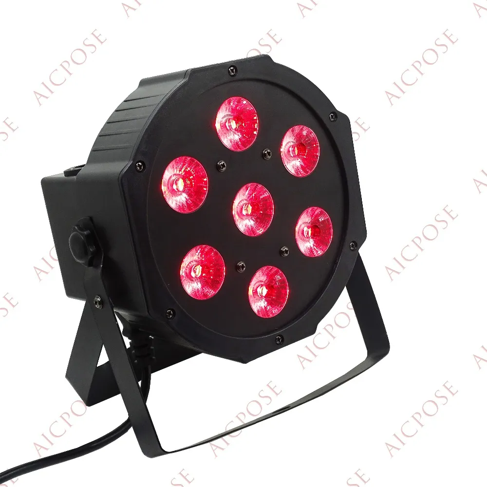 LED PAR LICHTS 54X3W DJ PAR LED 54 * 3W Lights R12, G18, B18, W6 Was Disco Light DMX Controller Effect voor kleine Paty KTV