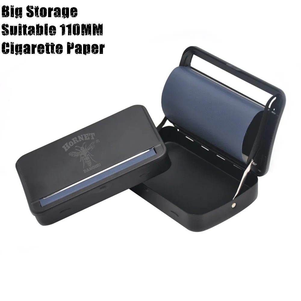 Metalen Automatische Rolling Machine Box Case Sigaret Tobacco Roller voor 110mm Papers Sigaret Rolling Cone Paper Metaal Rookpijp Droog kruid
