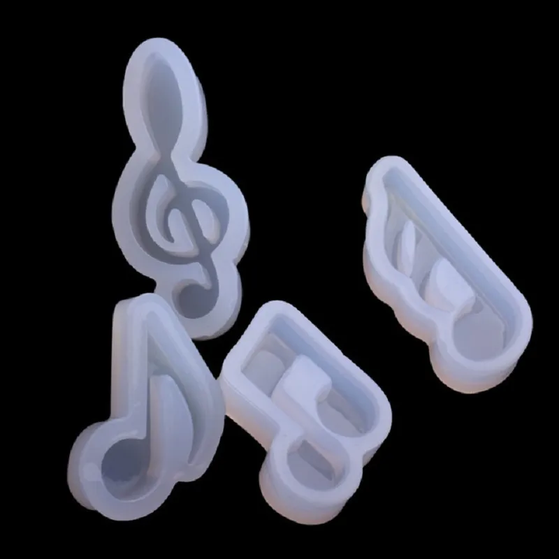 DHL Musical Note Treble Clef Silicone Mold DIY Silicone Mold Baking Tool Jewelry Making DIY Handmade Epoxy Craft New