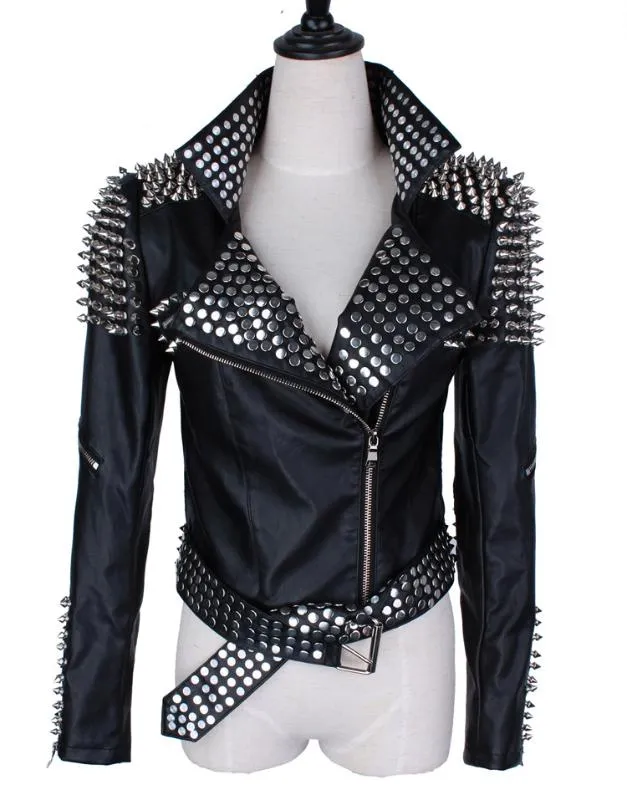 Veste cloutée punk new arrivals