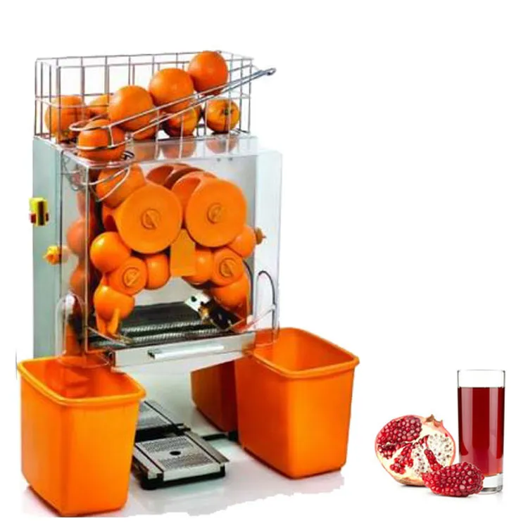 Hot Selling Automatique Jus d'orange Machine en acier inoxydable Extracteur de jus d'orange / Citrus Juicer Machine commerciale 220V / 110V