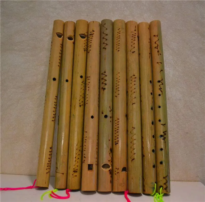 Бесплатная доставка Характеристика Ремесел Сяо Музыкальный Инструмент Бамбука Сяо Игрушка Короткий Музыкальный инструмент Сяо вертикальная бамбуковая флейта дети