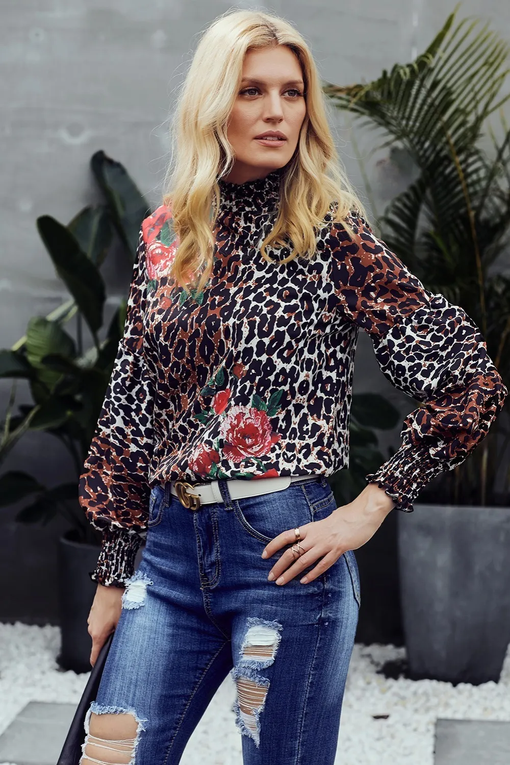 Leopard-Peony-Print-Smocked-Long-Sleeve-Blouse-LC251632-20-5