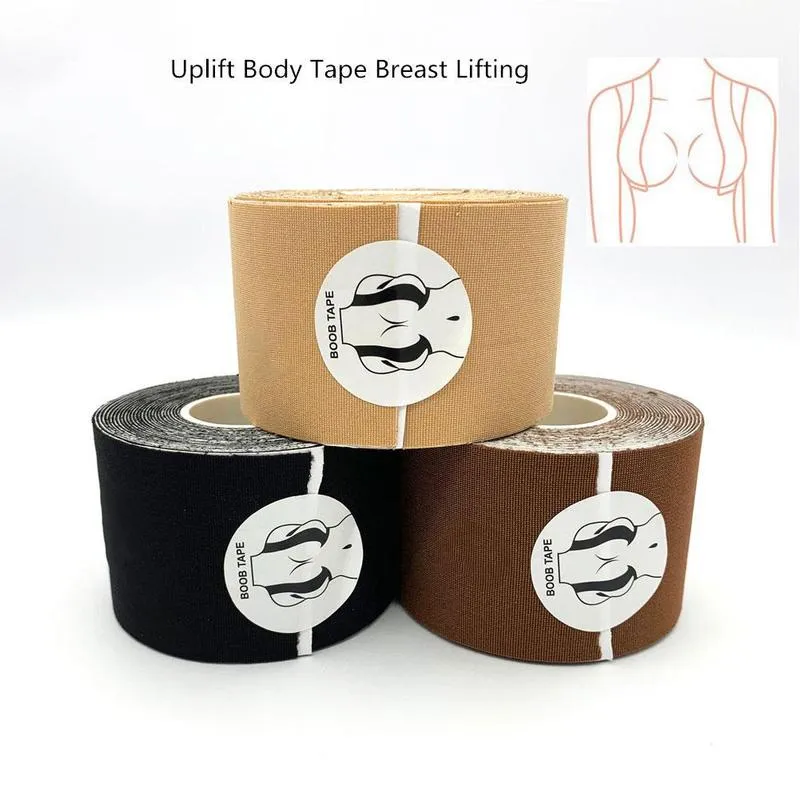 Boob Tape Bras Vrouwen Adhesive Onzichtbare Volume Beha Tepel Pasties Covers Borstlift Tape Push Up Bralette Strapless Pads Sticky272G