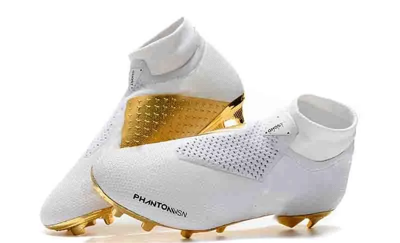Nieuwe Aankomsten White Gold Wholesale Soccer Ronaldo CRR7 Originele Voetbalschoenen Phantom VSN Elite DF FG Voetbalschoenen Van 65,11 | DHgate