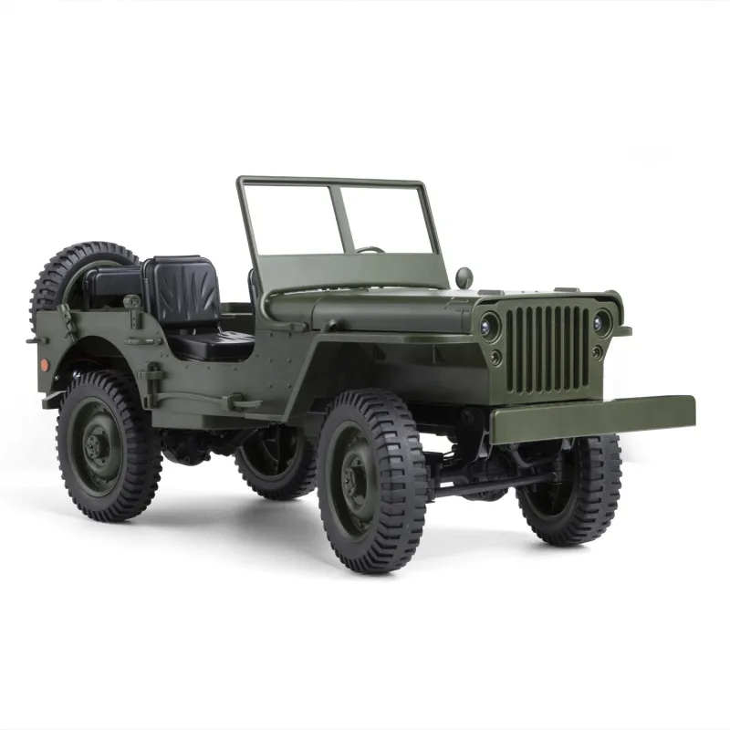  Militar Modelo Juguetes Eléctricos Escala      .4G 4WD Segunda Guerra Mundial U. S. Ejército RC Jeep Willys Modelo De Carro De Juguete Para Niños Y Regalo Colección De  ,  €