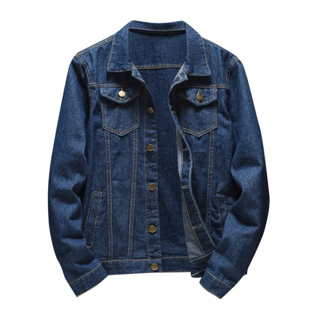 Hommes \ 's Denim Veste Hommes Hip Hop Manteau Rétro Printemps Automne Mode À La Mode Jeans Bomber Veste Mâle Cowboy Manteaux Vêtements