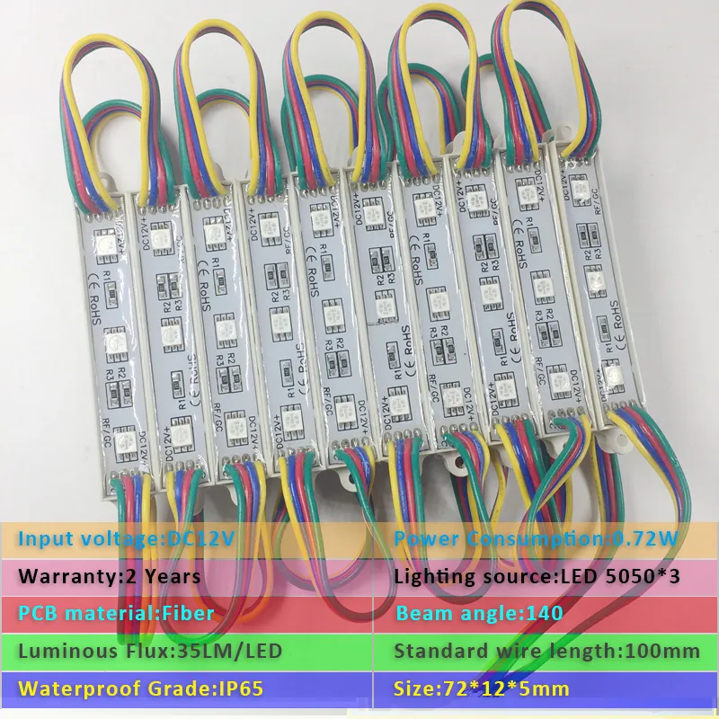 LED Module RGBW für Beschilderung - 0.96W - 12V - IP65 - 140°
