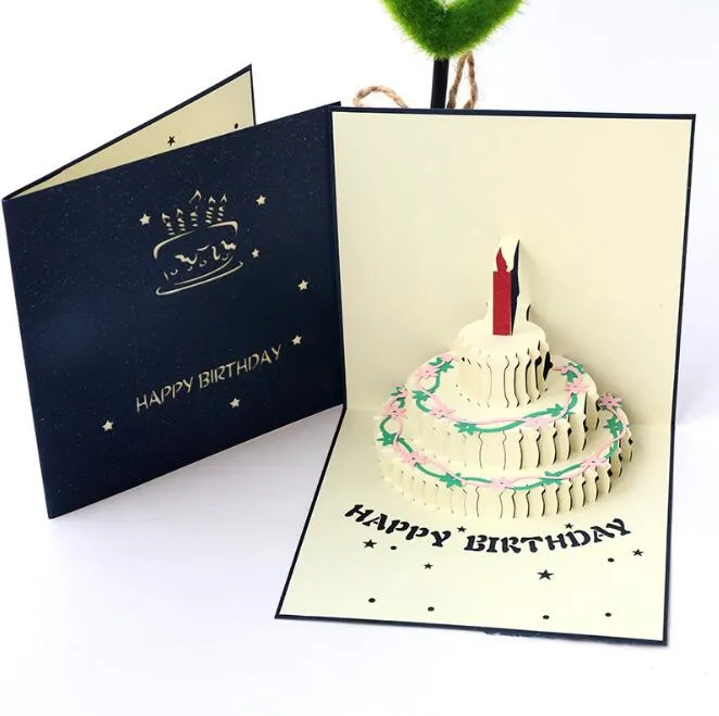 Set 12 Biglietti Di Compleanno Con Buste E Adesivi, Vari Disegni, Per Donne, Uomini E Bambini, Carta Di Alta Qualità