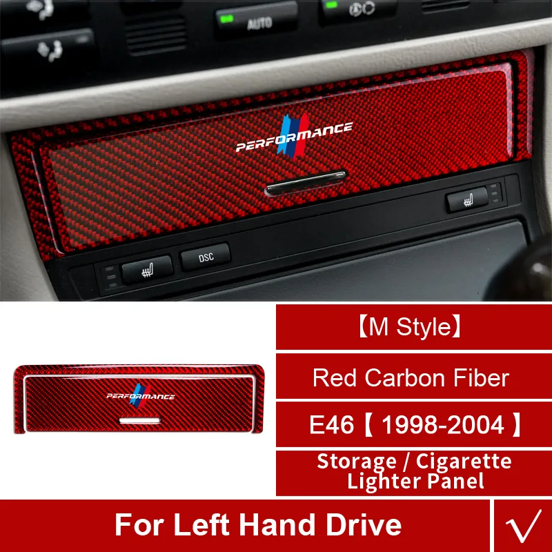 Generic Carbon Fiber Interior Instrument Dashboard Cover Dashboard Panel  Frame Sticker Decorative Cover for BMW 3 Series E46 (1998-2005)