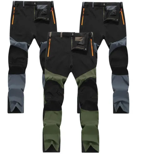 Waterproof Outdoor Mens Camping Tactical Cargo Pants Casual Combat Trousers Hot