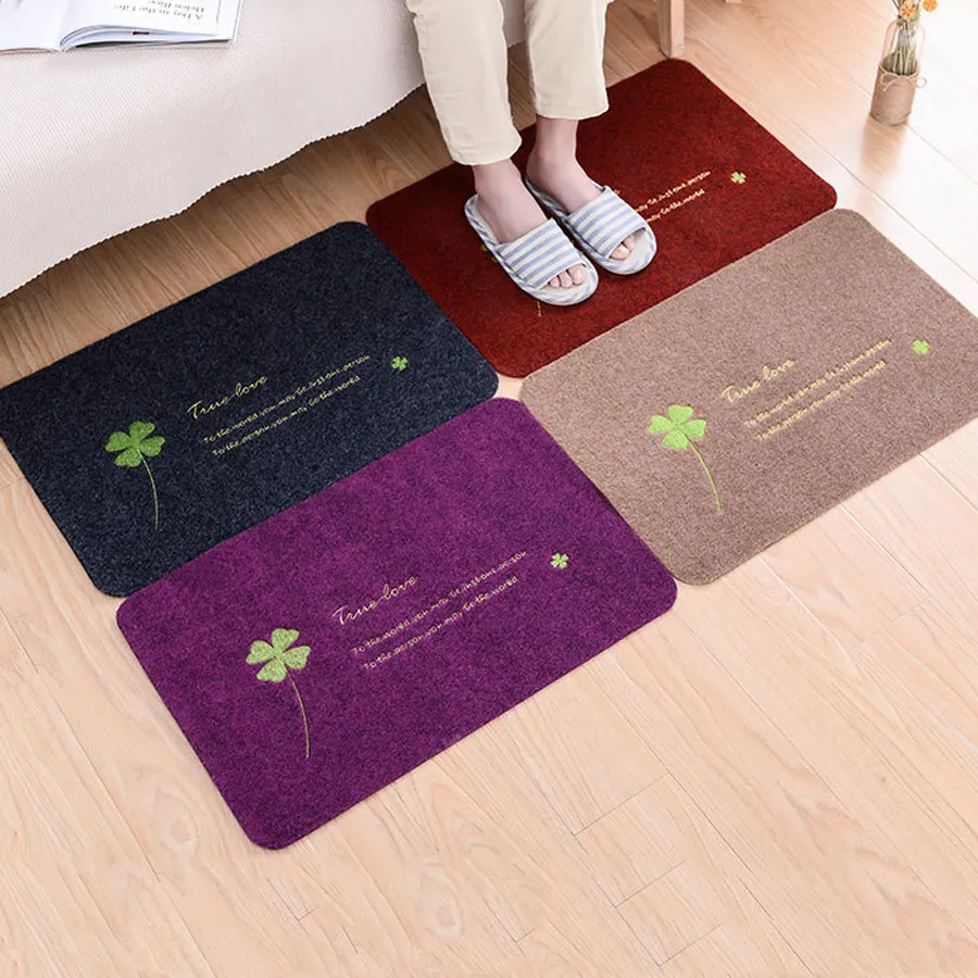 Anti-Slip Mat Multi Functional Home Bathroom Bedroom Inomhus / Utomhus Solid Dörrmatta Tryckt Korridor Golvmatta Välkommen Rug Carpet DH1114