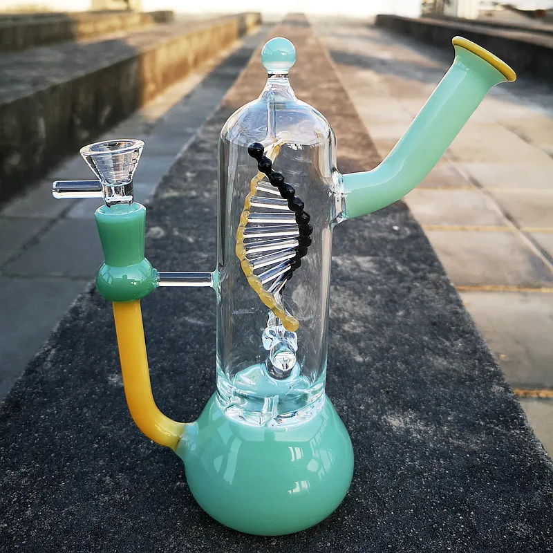 Wholesale Glass Bong DNA Design Cyclone Turbine Disc Percolator Oil Dab