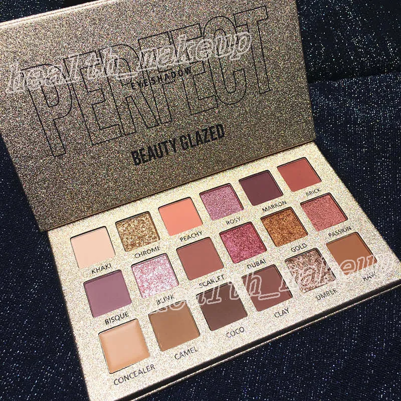 Beauty Glazed eyeshadow Perfect mix eye shadow palette highly pigmented makeup New nude Shimmer Matte eyeshadow DHL 