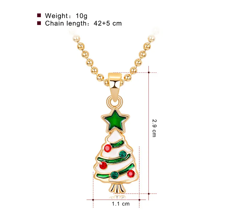 Hot New Christmas Jewelry Santa Claus Crystal Pendant Pearl - Temu