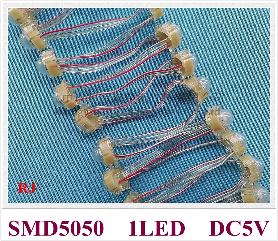 LED بكسل ضوء وحدة أدى نقطة ضوء WS 2811 SMD5050 1 LED DC5V 20 ملليمتر * 20 ملليمتر * 15 ملليمتر قطرها 20 ملليمتر قابل للتحكم قابل للبرمجة