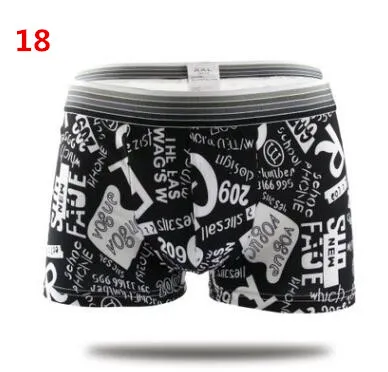 High Quality Men's Underwear High Quality 10 Colors Sexy Cotton Men Boxers Breathable Mens Underwear Branded Boxers Underwear268Z