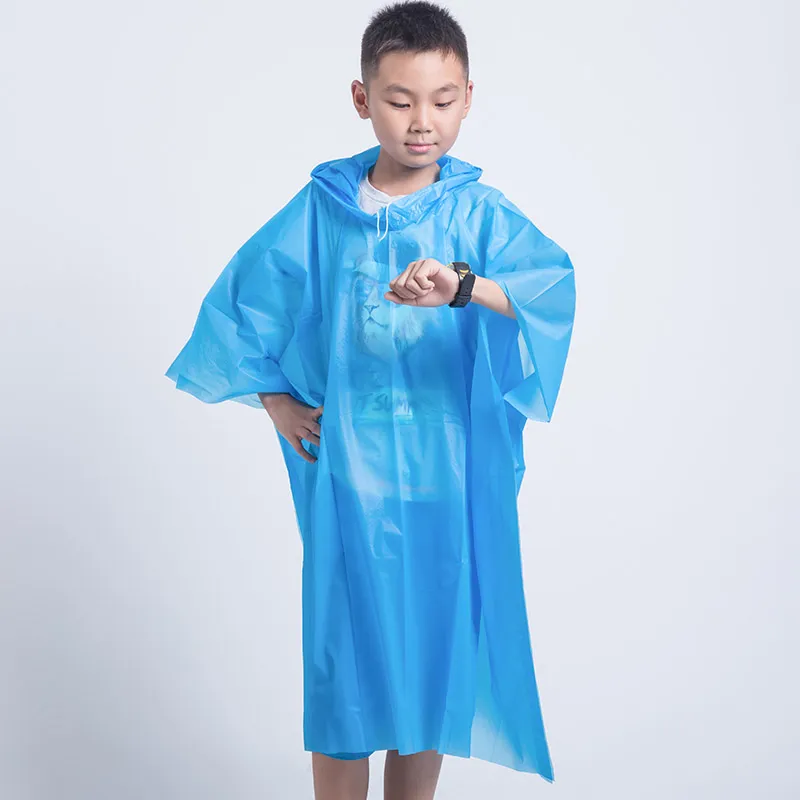 Enfants impermeables transparents avec des vetements de pluie pour enfants legers pour le camping et les activites de plein air