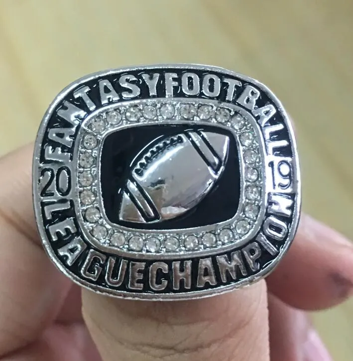 2018 2019 Fantasy League Fußball FFL Championship Ring Männer Fan Souvenir Geschenk Großhandel Drop Shipping