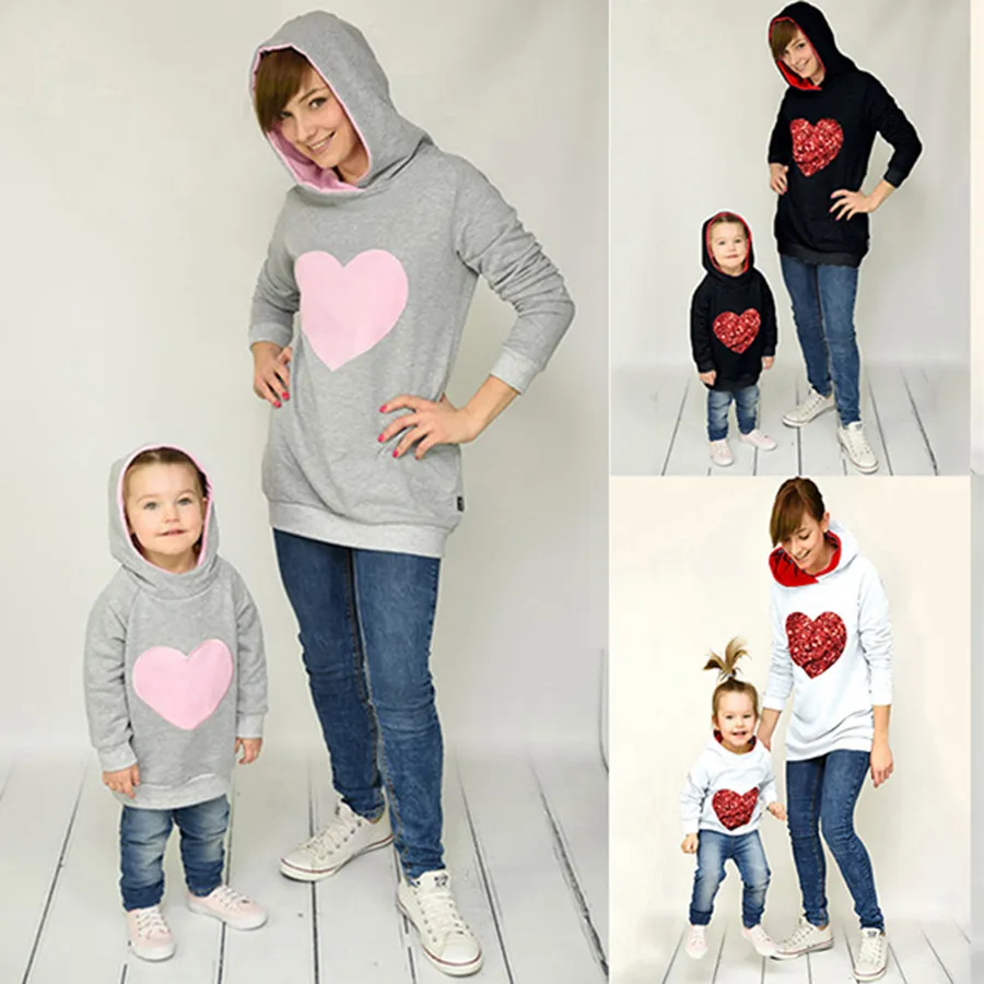 Mother daughter matching hoodies shop