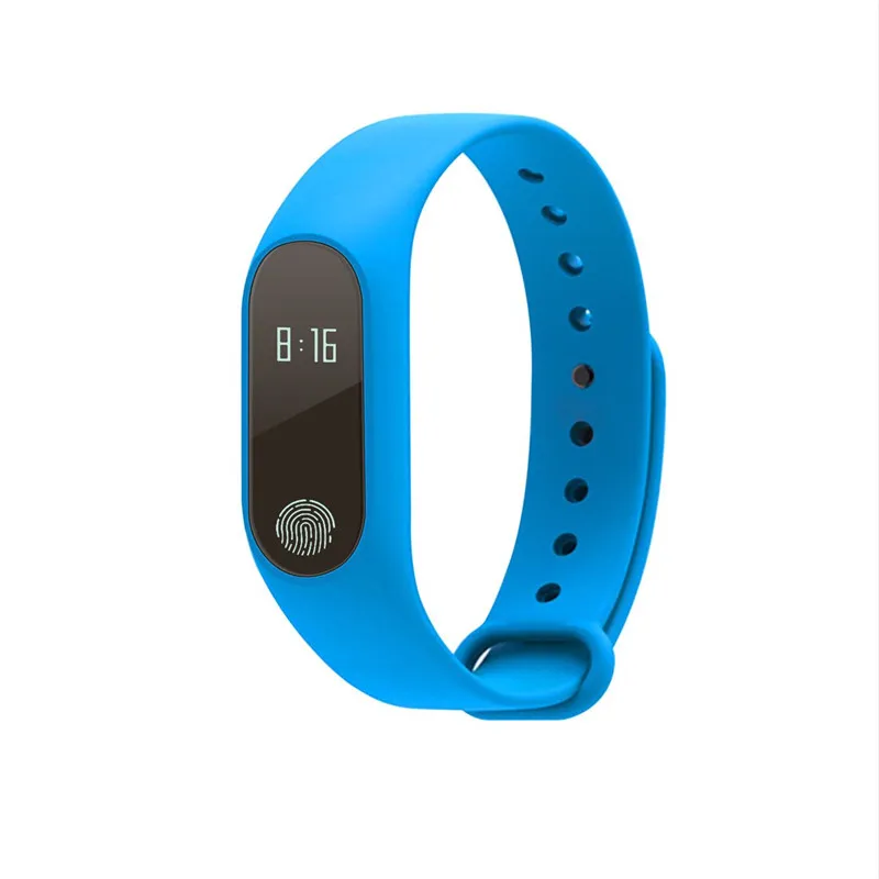 Smart Wristbands M2 Pulseira Monitor de Frequência Heart Pedômetro impermeável Bluetooth para iOS Android Homens Mulheres