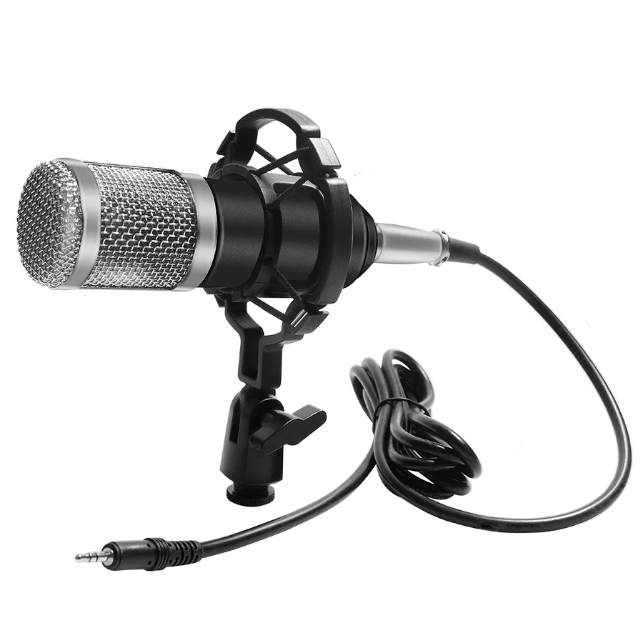BM-800 كاريوكي ميكروفون ستوديو المكثف ميكروفون السلكية ستوديو ميكروفون صوتي لتسجيل KTV Braodcasting الغناء