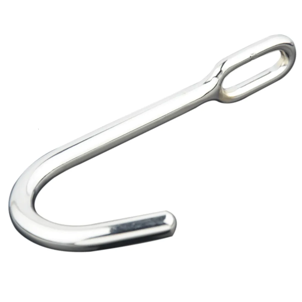 25 * 12 cm 280g Gra dla dorosłych Super Gruby Metal Ze Stali Nierdzewnej Butt Plug Anal Hook Sex Zabawki dla mężczyzn i kobiet Y191028