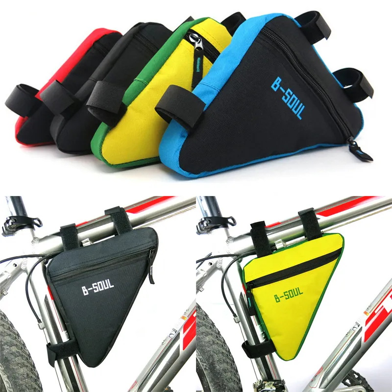 Ciclismo da bicicleta saco impermeável Triângulo bicicleta Bolsas Frente armação de tubo Bag Mountain Bike Triângulo Bolsa de ferramentas de bicicleta suporte de quadro