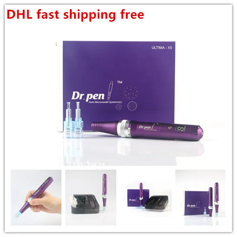 Dr.pen X5 Wireless Rechargeable Electric Derma Pen Adjustable Needle Length 0.25-2.5mm 5 Speed Level Control Microneedle Dermapen DRpen X5-W