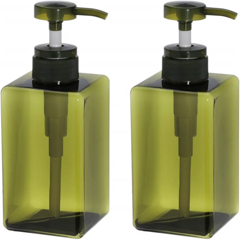 450ml 15oz recarregável vazio de plástico SOAP Bomba Garrafa para Shampoos Cosméticos Banho Chuveiro Produtosogar Garrafas de Recipiente de Loção Líquida