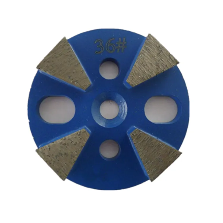 KD-U20 9 Pieces 3 Inch D80mm Universal Diamond Polishing Pads with Four Segments Diamond Grinding Disc for Concrete and Terrazzo Floor