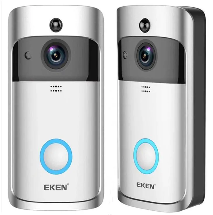 Eken المنزل الذكي الفيديو الجرس 720 وعاء HD ل wifi اتصال في الوقت الحقيقي فيديو كاميرا ثنائية الاتجاه عدسة الصوت واسعة زاوية للرؤية الليلية