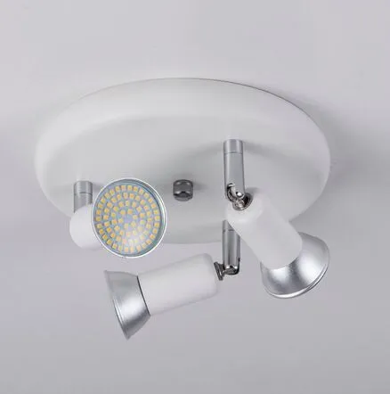조정 가능한 LED 천장 등 3 개 헤드 회전 쇼케이스 복도 천장 램프 현대 거실 침실 주방 스팟 조명 MYY