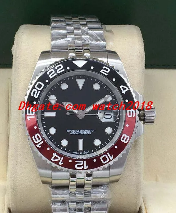 Luxury Watch 2 Style Mens 126710 Crown 40mm Ceramic Bezel Jubilee Bracciale in acciaio Orologi da uomo automatici di moda Orologio da polso