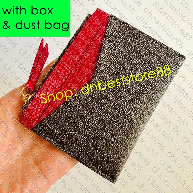 M62257 KARTENHALTER MIT REISSVERSCHLUSS Designer-Kartenhalter mit Reißverschluss für Damen, Münzgeldbörse, Luxus-Schlüsselmappe, Geldscheintasche, Ausweishülle, Mini-Pochette, Accessoires, Cl￩