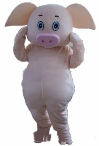 2019 Factory hot new Slaughter Pig Mascot Costume Fancy Party Dress Halloween Carnival Costumes Adult Size